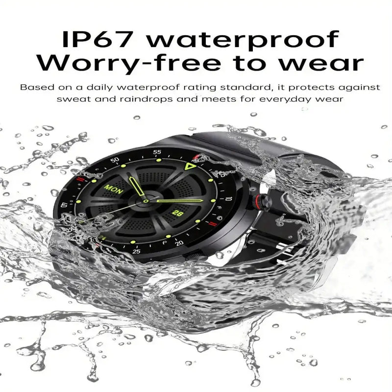 LIGE Sports Watch with Step Counter, Alarm, Wireless Calls, Weather Forecast (8 types available) by Habicare