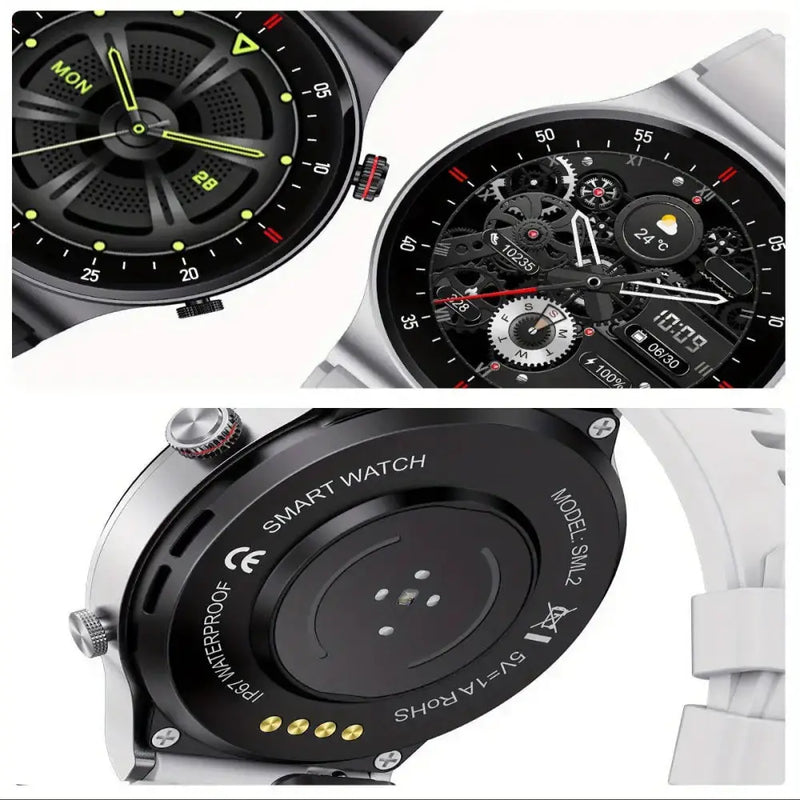 LIGE Sports Watch with Step Counter, Alarm, Wireless Calls, Weather Forecast (8 types available) by Habicare