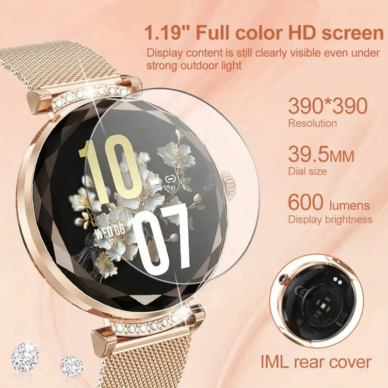 LIGE Women's Smart Watch – HD Display, Sports Tracker (2 colours available) by Habicare
