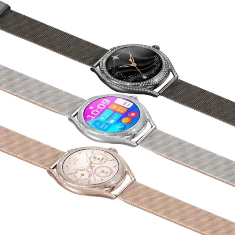 LIGE Women's Smartwatch – 3.25cm AMOLED Fitness Tracker with 100+ Sports Modes (3 colours available) by Habicare