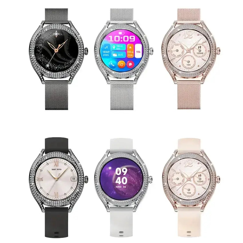 LIGE Women's Smartwatch – 3.25cm AMOLED Fitness Tracker with 100+ Sports Modes (3 colours available) by Habicare