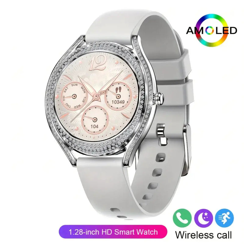 LIGE Women's Smartwatch – 3.25cm AMOLED Fitness Tracker with 100+ Sports Modes (3 colours available) by Habicare