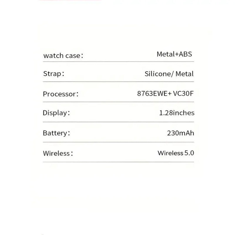 LIGE Women's Smartwatch – 3.25cm AMOLED Fitness Tracker with 100+ Sports Modes (3 colours available) by Habicare