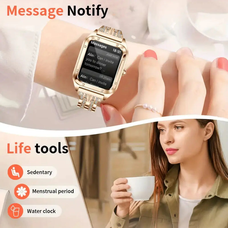 LIGE Women's Smartwatch – Full Touch Screen by Habicare
