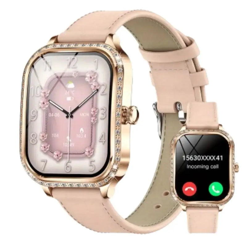 LIGE Women's Smartwatch – TFT HD Curved Screen, Wireless Calls, Voice Assistant (6 types available) by Habicare