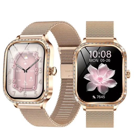 LIGE Women's Smartwatch – TFT HD Curved Screen, Wireless Calls, Voice Assistant (6 types available) by Habicare