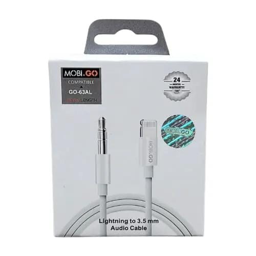 9eight5 Electronics Accessories Lightning To 3.5mm Aux Audio Adapter Cable (GO63AT) Lightning To 3.5mm Aux Audio Adapter Cable (GO63AT)