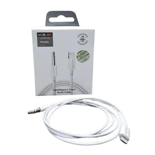 9eight5 Electronics Accessories Lightning To 3.5mm Aux Audio Adapter Cable (GO63AT) Lightning To 3.5mm Aux Audio Adapter Cable (GO63AT)