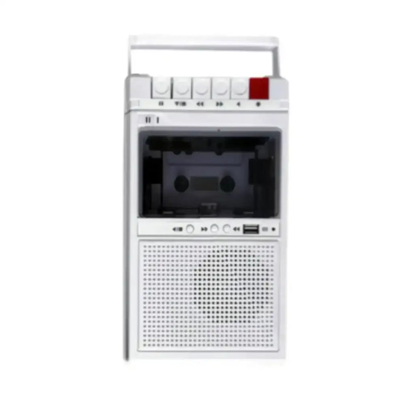 Lightweight Cassette Player with Stereo Speakers (available in Black & White) by Habicare