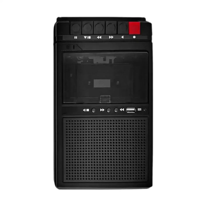 Lightweight Cassette Player with Stereo Speakers (available in Black & White) by Habicare