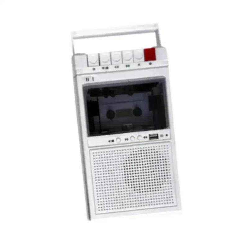 Lightweight Cassette Player with Stereo Speakers (available in Black & White) by Habicare