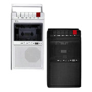 Lightweight Cassette Player with Stereo Speakers (available in Black & White) by Habicare