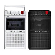 Lightweight Cassette Player with Stereo Speakers (available in Black & White) by Habicare
