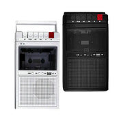 Lightweight Cassette Player with Stereo Speakers (available in Black & White) by Habicare