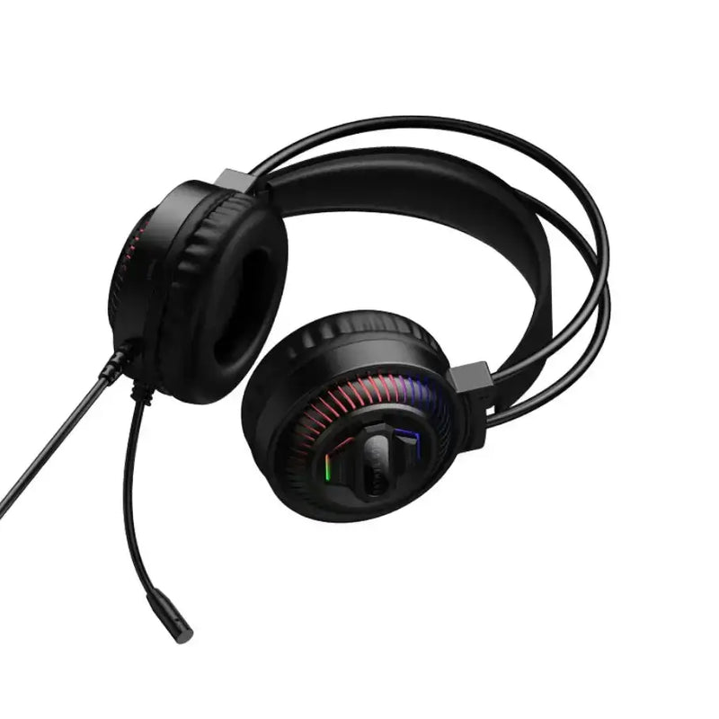 techplus Lightweight Wired Gaming Headset with 40mm Drivers, Mic & LED (W118) TechPlus W118 Wired Gaming Headset With 40mm Drivers
