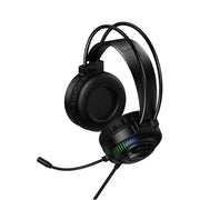 techplus Lightweight Wired Gaming Headset with 40mm Drivers, Mic & LED (W118) TechPlus W118 Wired Gaming Headset With 40mm Drivers