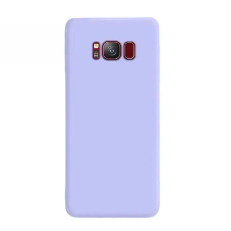 Liquid Silicone Soft Case for Samsung Galaxy Series (Light Purple) by Habicare