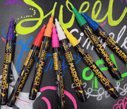 g8buynz g8buynz Liquid Chalk Markers 3mm Tip - Set of 8 Liquid Chalk Markers 3mm Tip - Set of 8