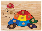 Wooden Turtle Knob Puzzle - QToys | Wooden Toy NZ by Curious Moonbeam