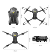UAV Three Camera HD Drone - Optical Flow Positioning with Obstacle Avoidance | Orange & Black by Mead's Supply & Equipment Outfitters limited
