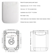 Lockable RV / Caravan Gravity Water Inlet by Habicare