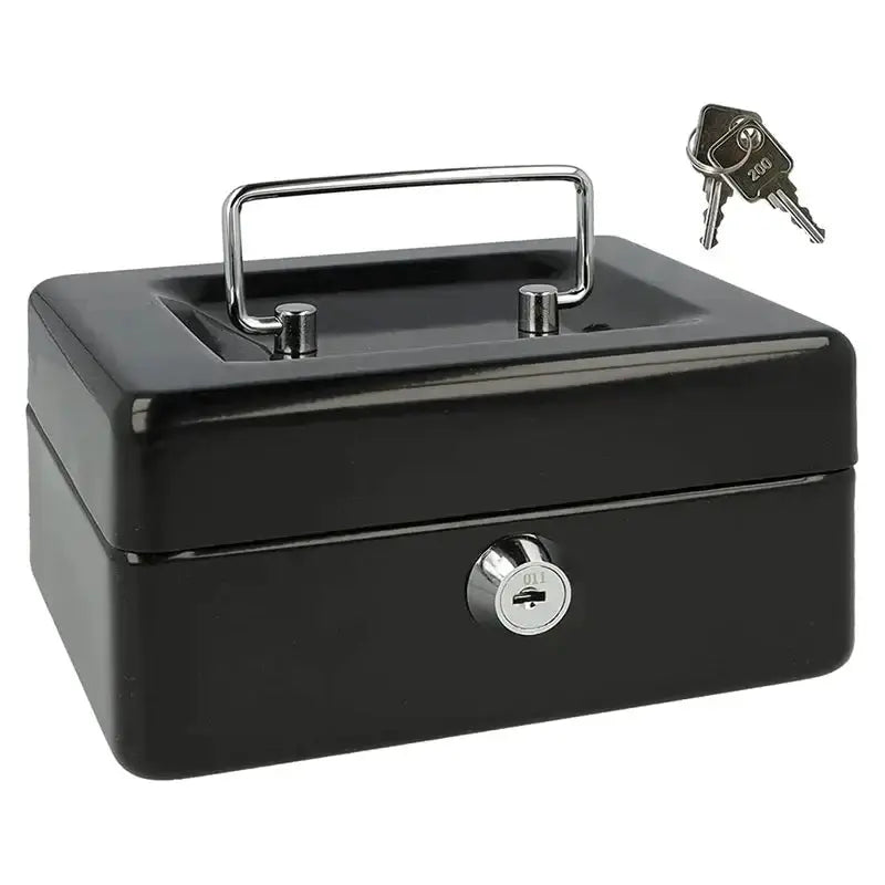 Lockable Metal Cash Box by Habicare
