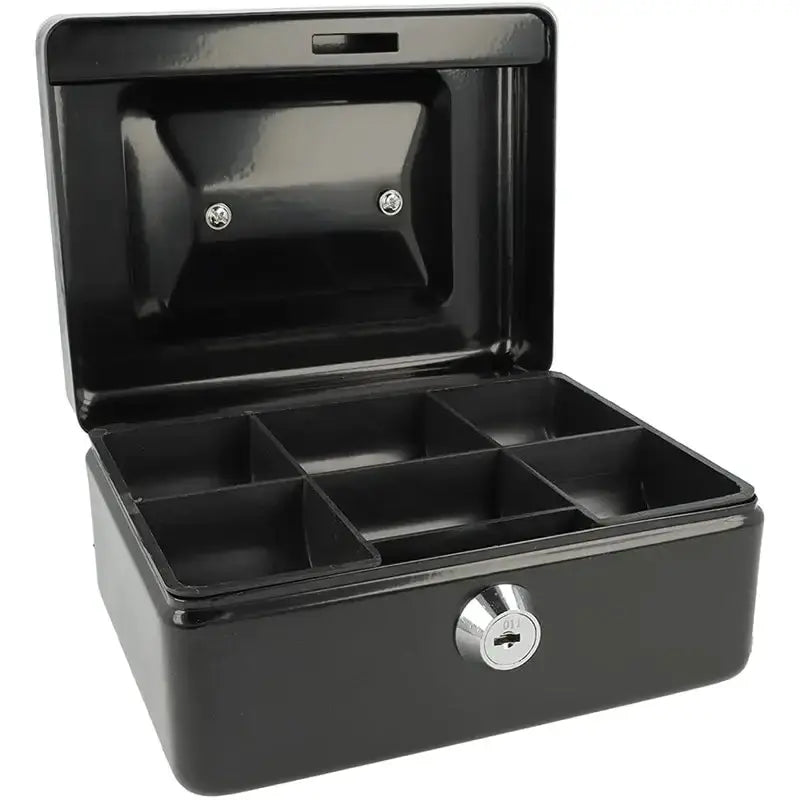 Lockable Metal Cash Box by Habicare