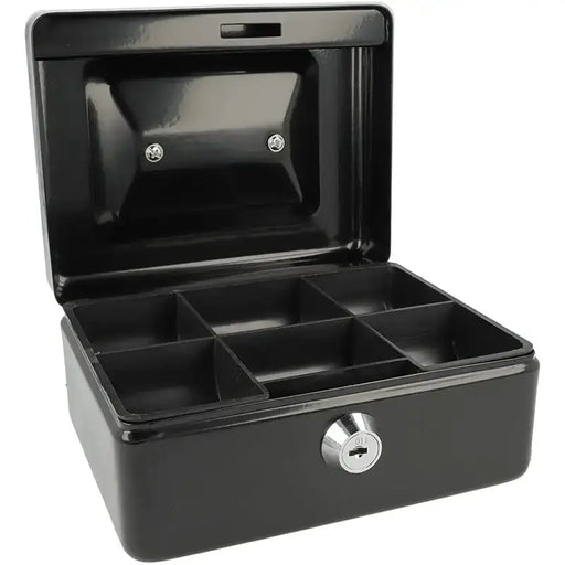 Lockable Metal Cash Box by Habicare