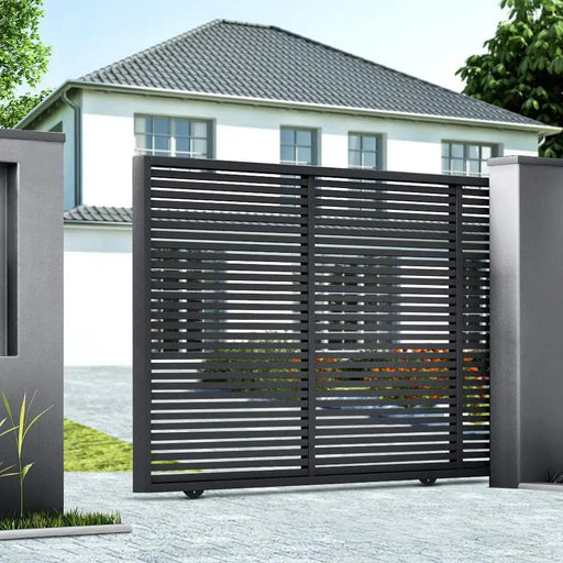 SportZone.co.nz Home & Garden > Gate Openers > Fence & Gate Accessories LockMaster Roller Guide Gate Opener Track Kit for Sliding Gates LockMaster Roller Guide Gate Opener Track Kit