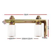 SportZone.co.nz Home & Garden > Gate Openers > Fence & Gate Accessories LockMaster Roller Guide Gate Opener Track Kit for Sliding Gates LockMaster Roller Guide Gate Opener Track Kit