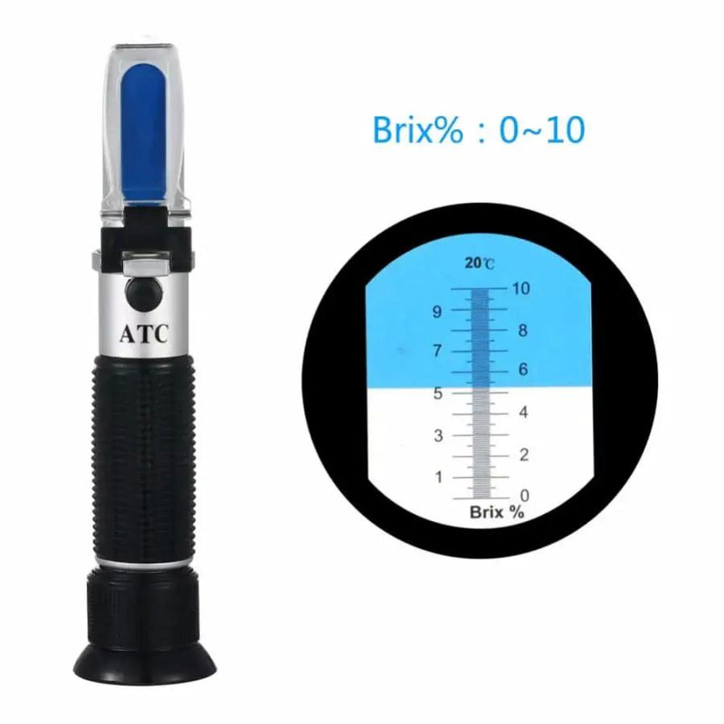 Refractometer - Sugar Concentration (0-10% Brix / Accuracy 0.1%) by 9eight5