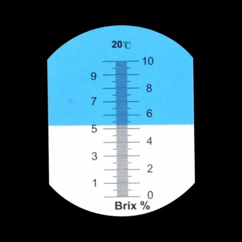 Refractometer - Sugar Concentration (0-10% Brix / Accuracy 0.1%) by 9eight5