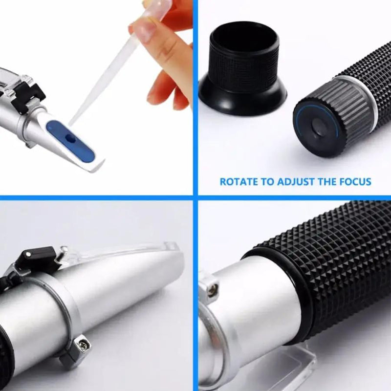 Refractometer - Sugar Concentration (0-10% Brix / Accuracy 0.1%) by 9eight5