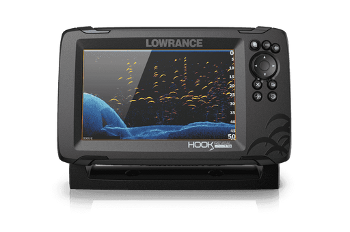 Lowrance HOOK Reveal-7 TripleShot AUS-NZ fish finder display with sonar imaging