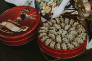 Lowrey Foods Butter Cookies Lowrey Black Sesame Butter Cookies Gift Tin | New Zealand Made Lowrey Black Sesame Butter Cookies Gift Tin | New Zealand Made