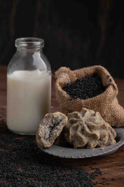 Lowrey Foods Butter Cookies Lowrey Black Sesame Butter Cookies Gift Tin | New Zealand Made Lowrey Black Sesame Butter Cookies Gift Tin | New Zealand Made