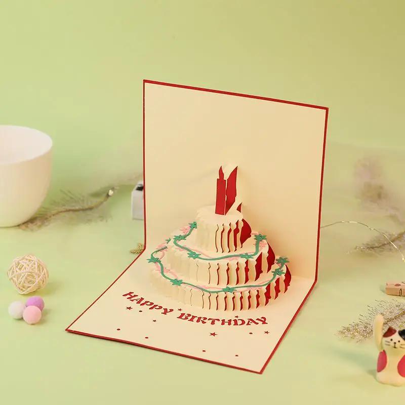 Lowrey Foods GREETING CARD Lowrey Birthday Cake 3D Pop-Up Greeting Card Lowrey Birthday Cake 3D Pop-Up Greeting Card