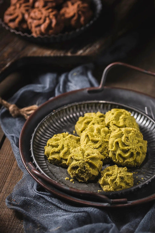 Lowrey Foods Butter Cookies Lowrey Matcha Butter Cookies Gift Tin | New Zealand Made Lowrey Matcha Butter Cookies Gift Tin | New Zealand Made