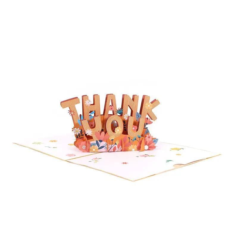 Lowrey Foods GREETING CARD Lowrey Thank You 3D Pop-Up Greeting Card Lowrey Thank You 3D Pop-Up Greeting Card