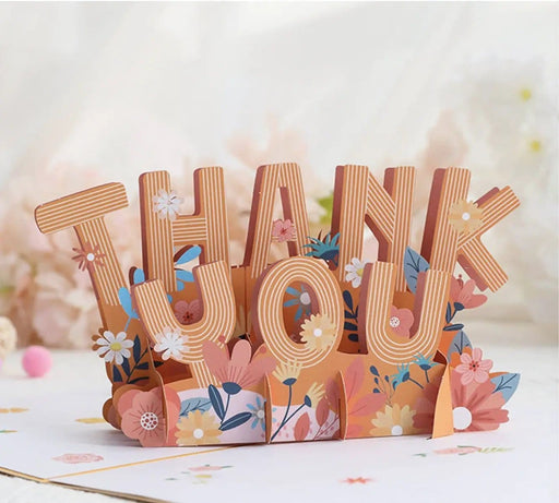 Lowrey Foods GREETING CARD Lowrey Thank You 3D Pop-Up Greeting Card Lowrey Thank You 3D Pop-Up Greeting Card