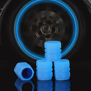 Luminous Fluorescent Tire Valve Caps by Habicare