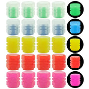 Luminous Fluorescent Tire Valve Caps by Habicare