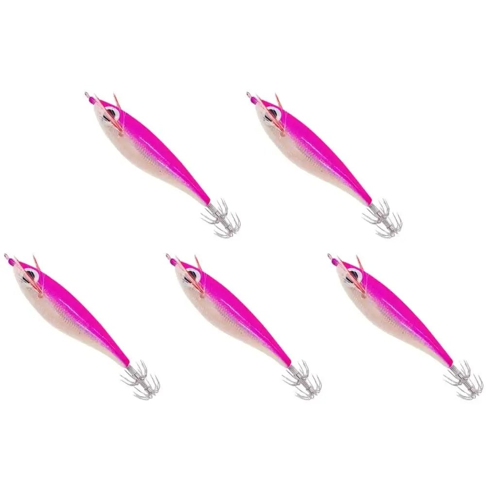 China China Pink / 1pcs Luminous Fishing Lures 10cm 10g Squid Fishing Bait Fluorescent Grow in The Dark Simulation Saltwater Fishing Accessories
