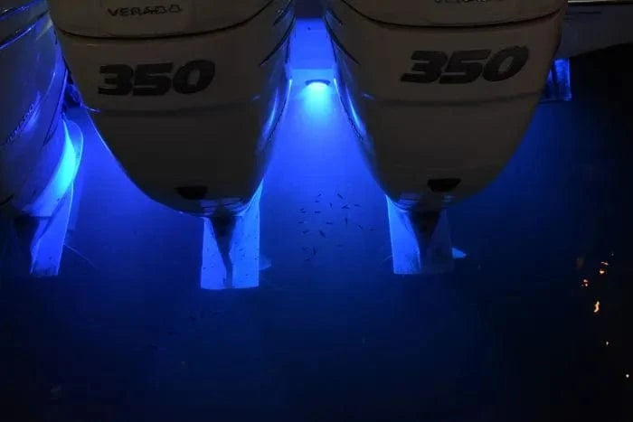 Lumitec Marine Lighting 2 Pack - Seablaze Mini Led Underwater Light (Blue, Non Dimming)