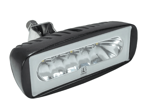 Lumitec Marine Lighting Caprera2 Bracket Mount Led Flood Light (Blk) - White/Red