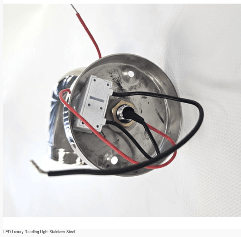 Lumitec Marine Lighting LED Luxury Reading Light Stainless Steel