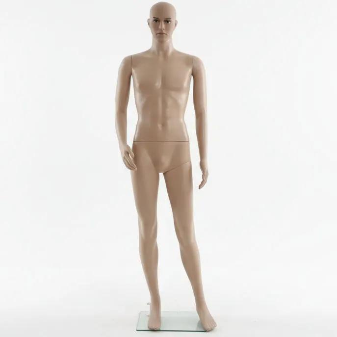 185CM Realistic Male Mannequin Metal Stand Base Makeup Detachable Body Parts by dealonline.co.nz