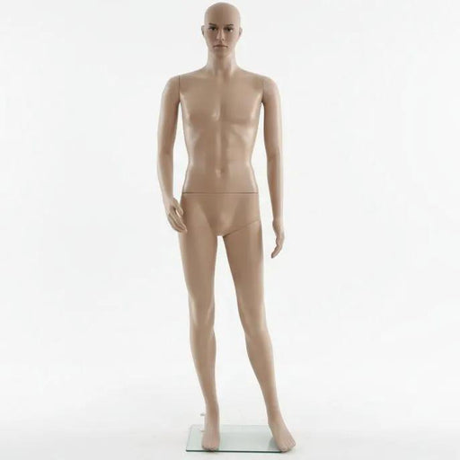 185CM Realistic Male Mannequin Metal Stand Base Makeup Detachable Body Parts by dealonline.co.nz