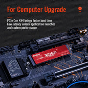 M.2 PCIe NVMe SSD 256GB/512GB/1TB/2TB for Laptop & PS5 by Habicare