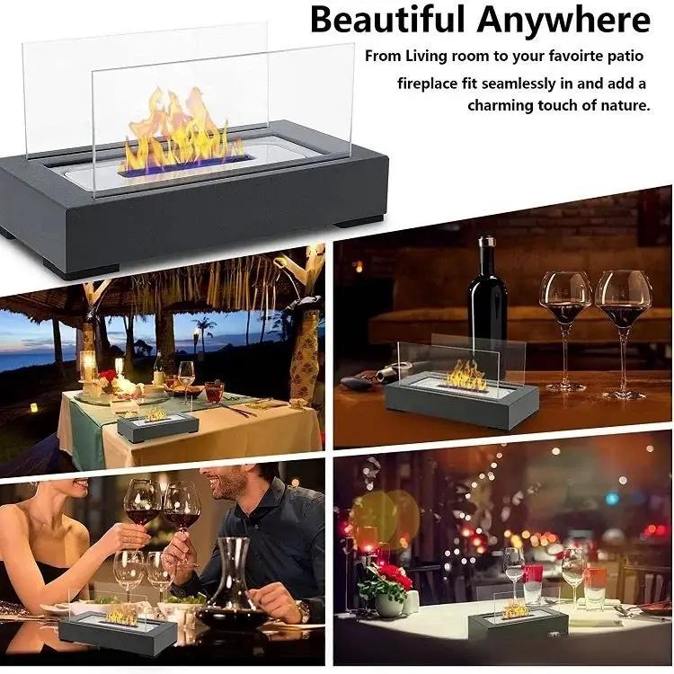 Tabletop Fire Pit Small Table Fireplace by salelink.co.nz
